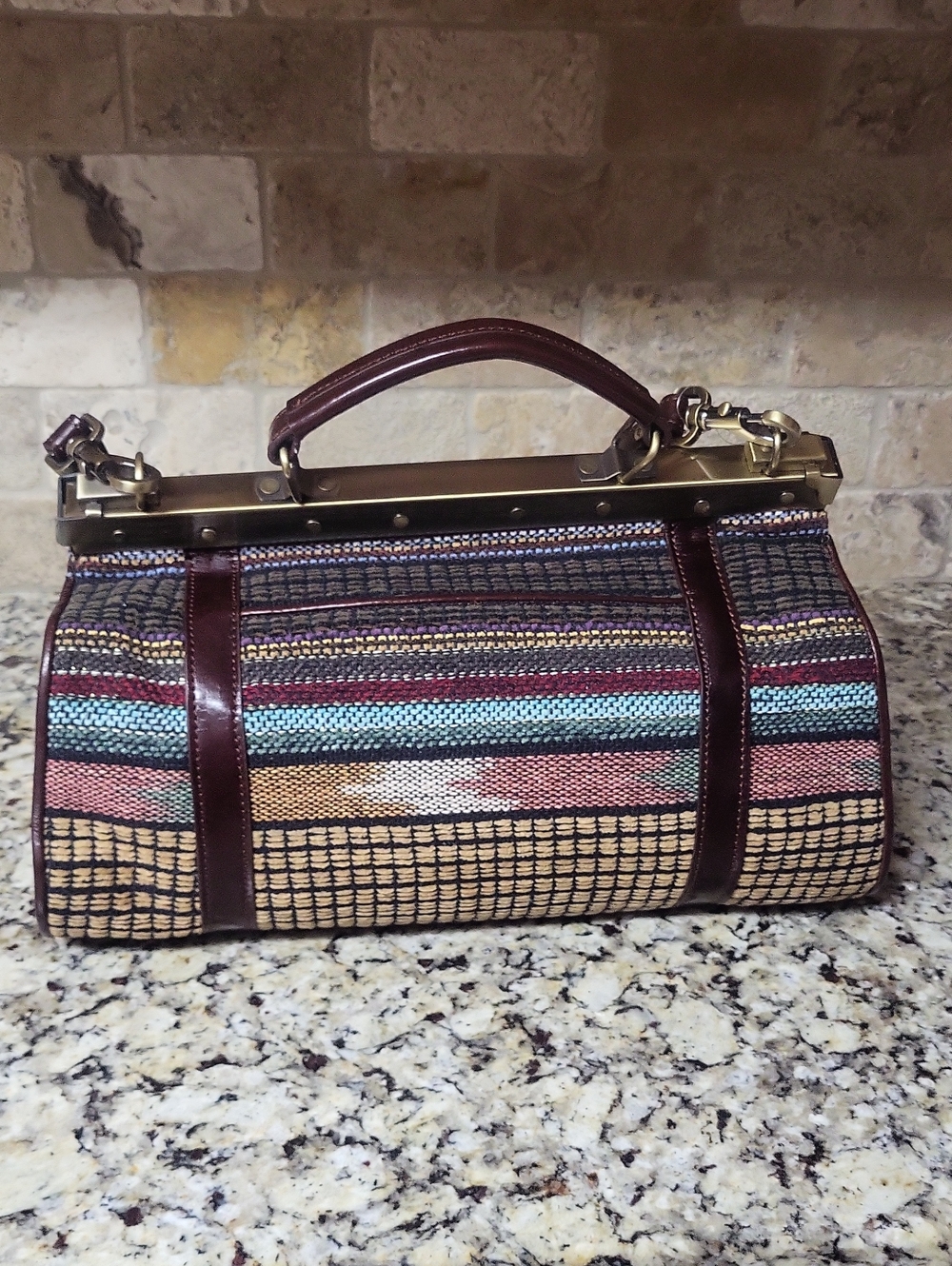 Patricia Nash Tapestry Frame Satchel - Picture 5 of 15